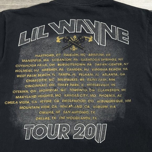 Lil Wayne 2011 Tour T Shirt - Picture 4 of 5